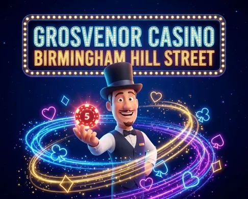 Grosvenor Casino Birmingham Hill Street (live dealer games available now) Grosvenor Casino Birmingham Hill Street (live dealer games available now)